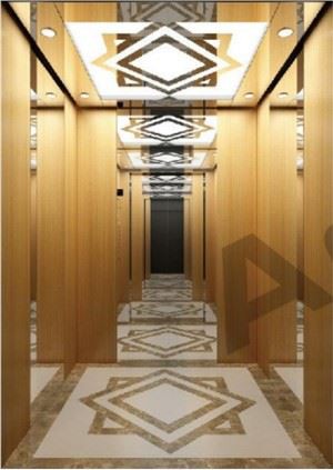 Роскошно меблированный лифт с машинным отделением